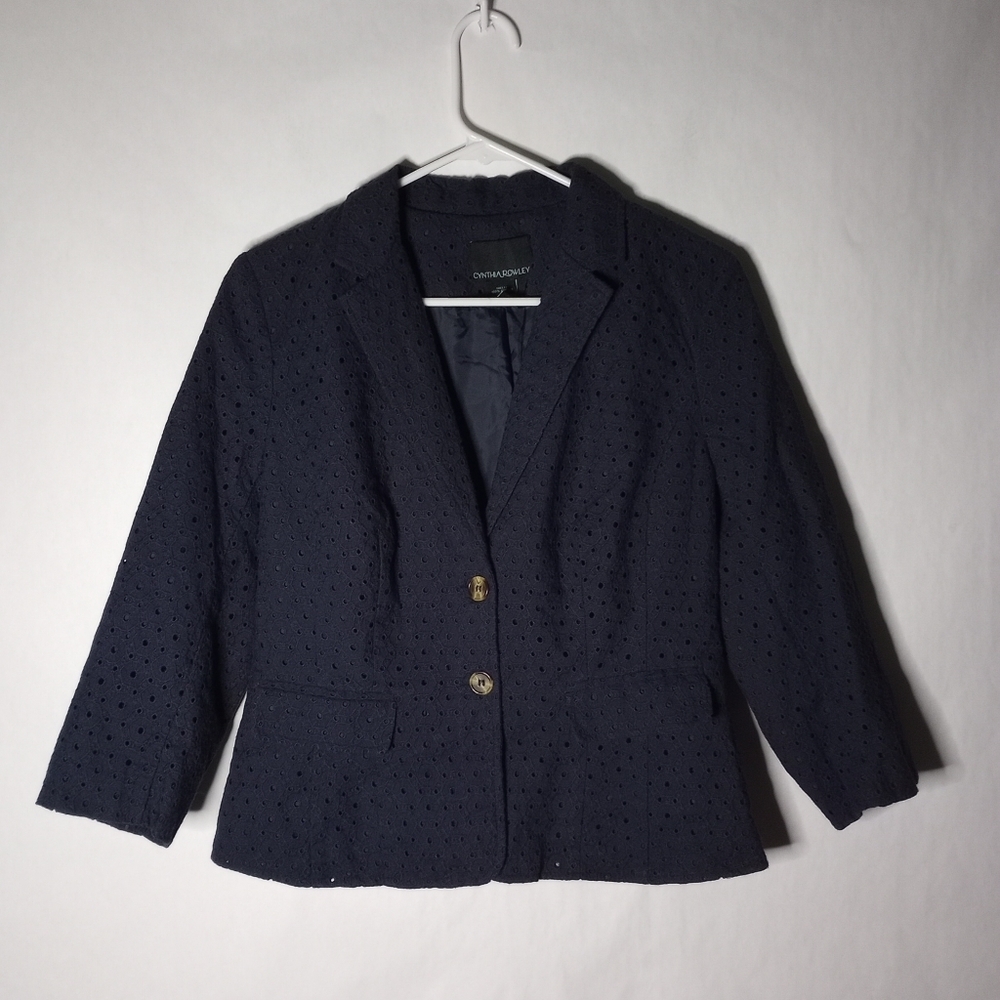 Cynthia Rowley navy jacket size medium